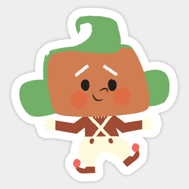 Umpa Lumpa Sticker by Fall Down Tree